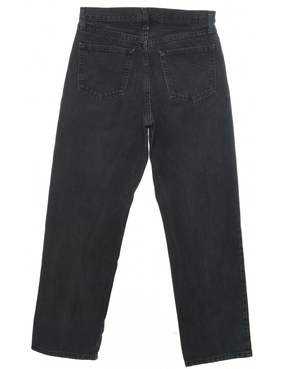 Black Straight Fit Jeans - W30 L30