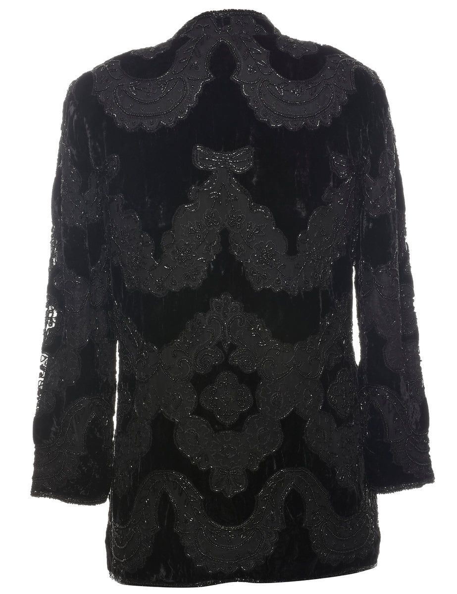 Velvet Evening Jacket - L