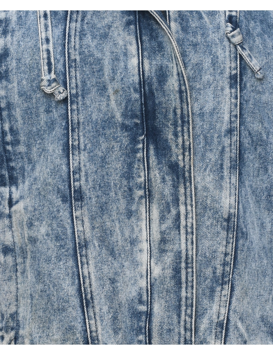 Acid Wash Denim Jacket - M