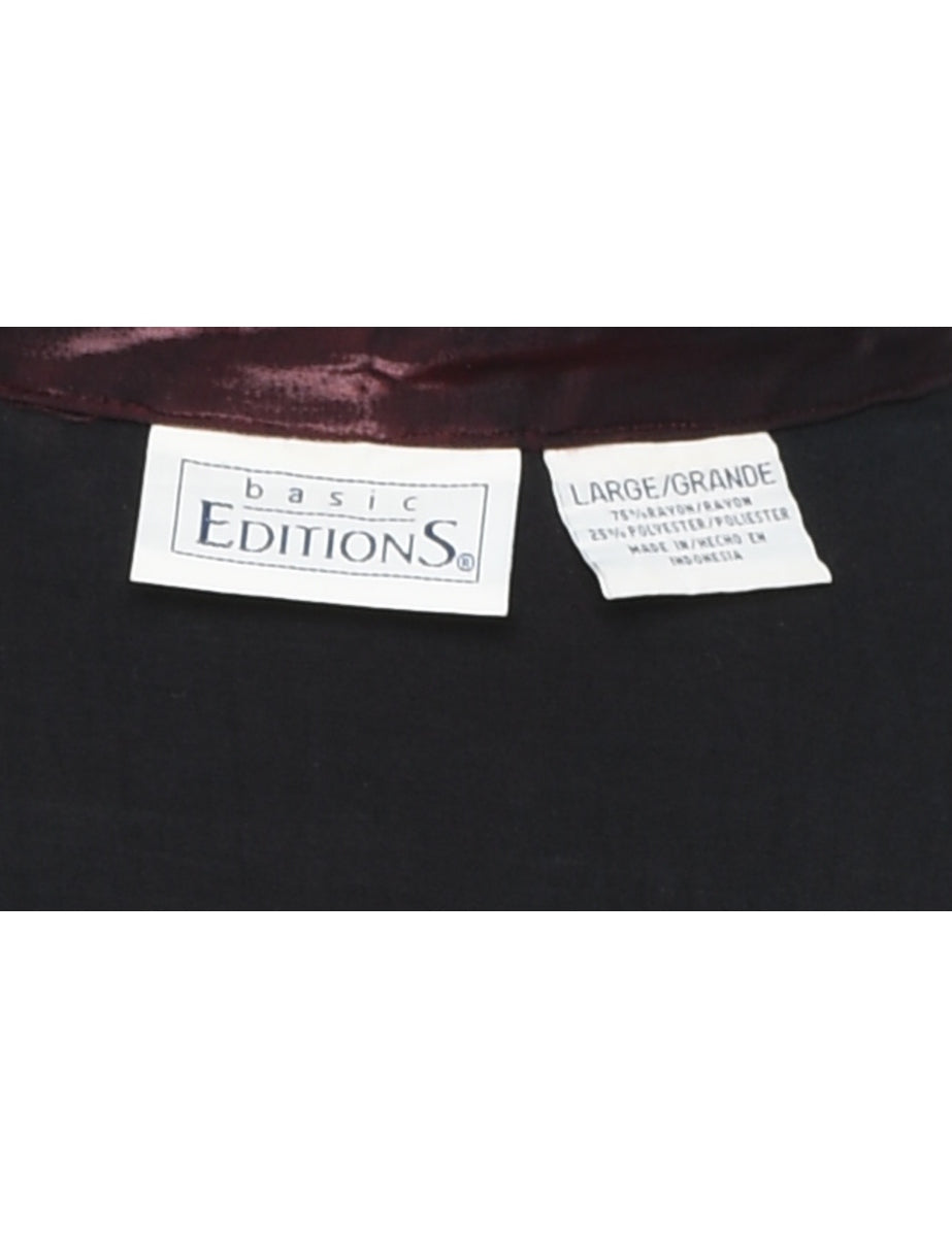 Maroon Evening Shirt - L