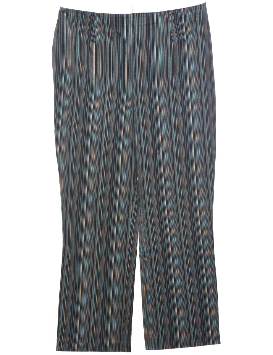 Striped Pattern Trousers - W33 L26