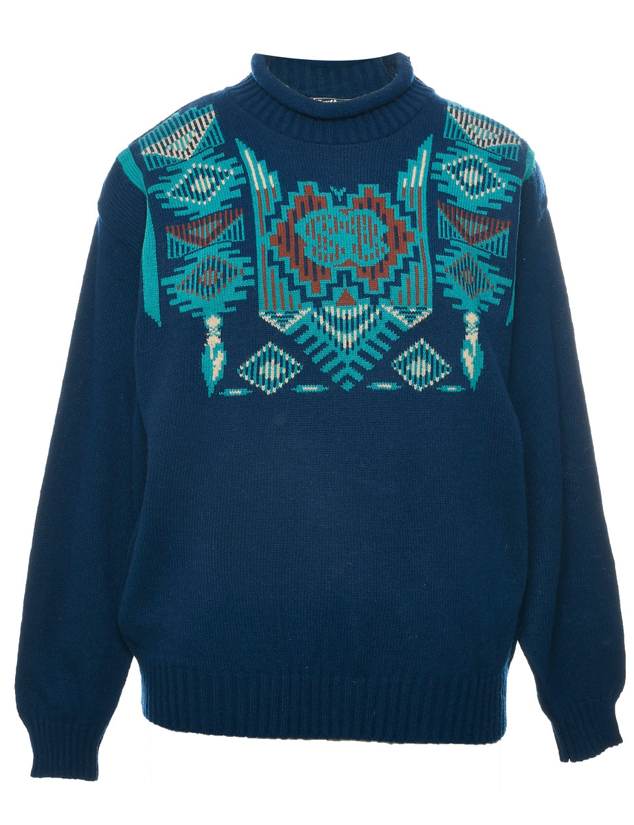 Navy Jumper - M