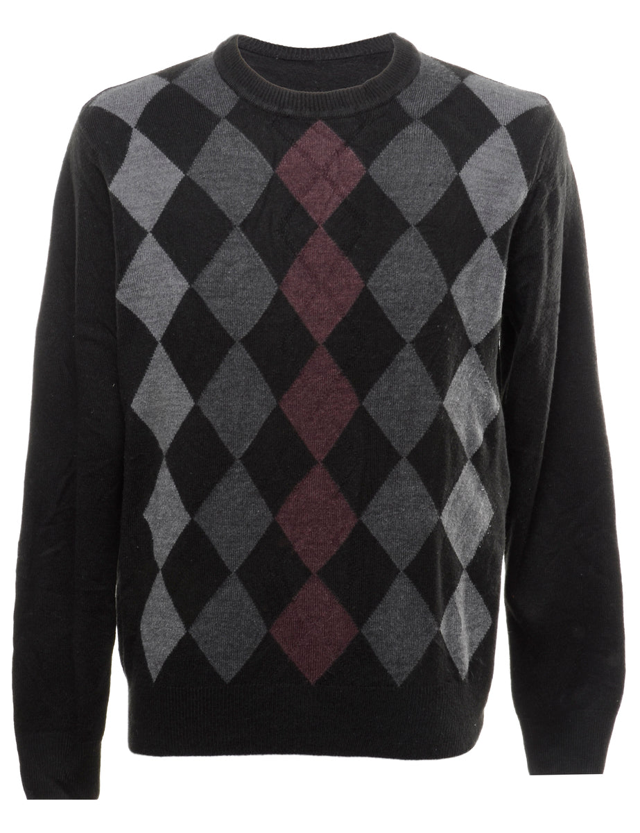 Argyle Jumper - M