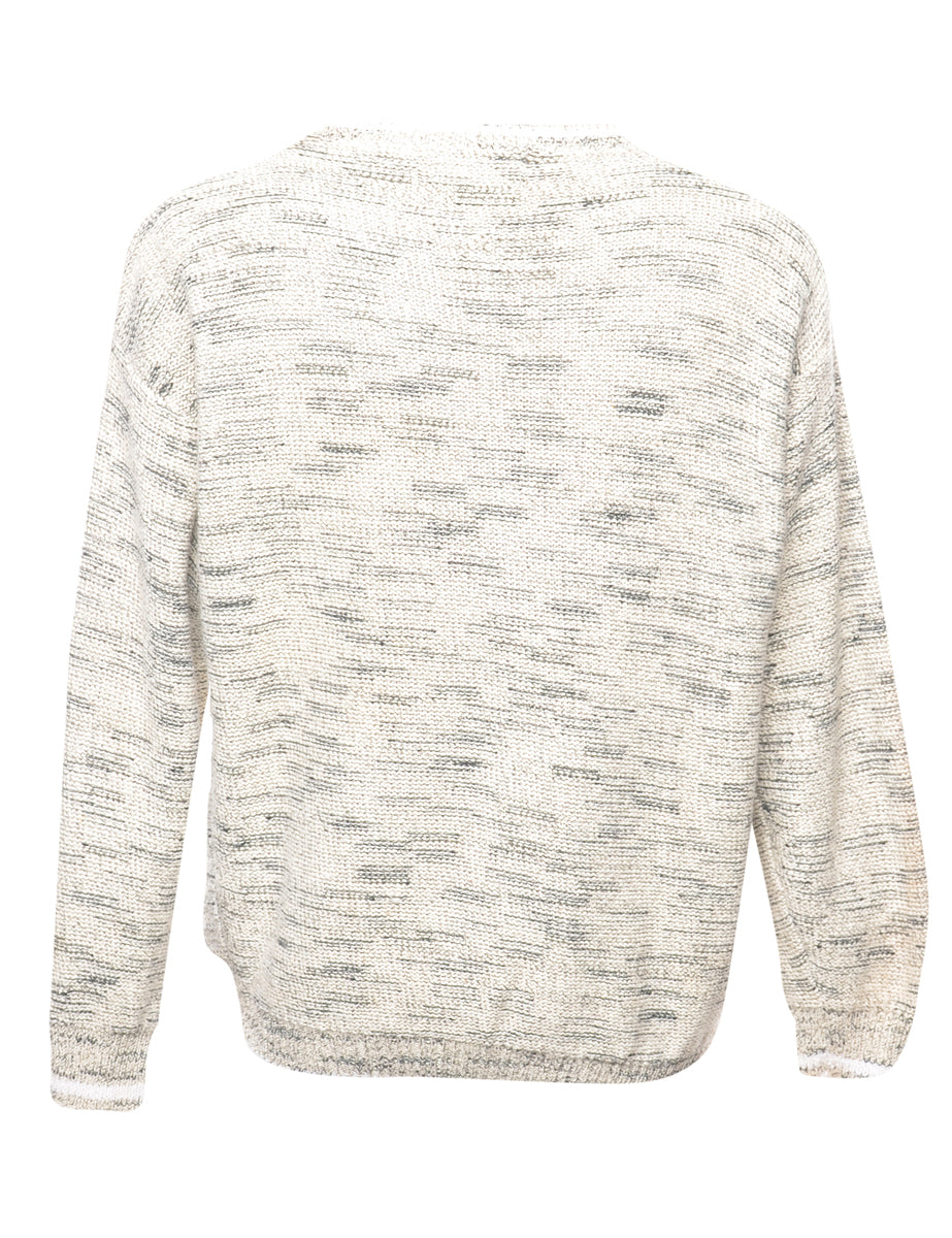 Stripy Pattern Jumper - S
