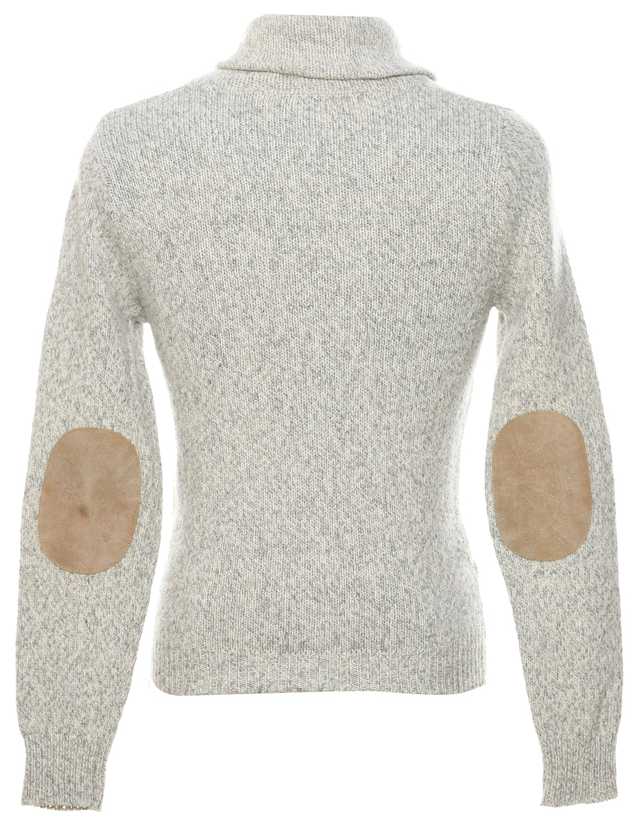 Marl Grey Jumper - S