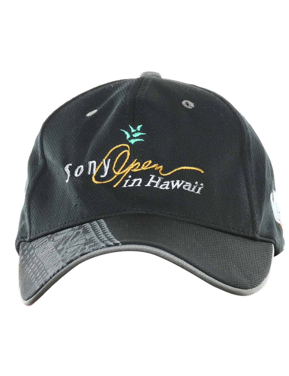 Black Hawaii Design Cap - XS