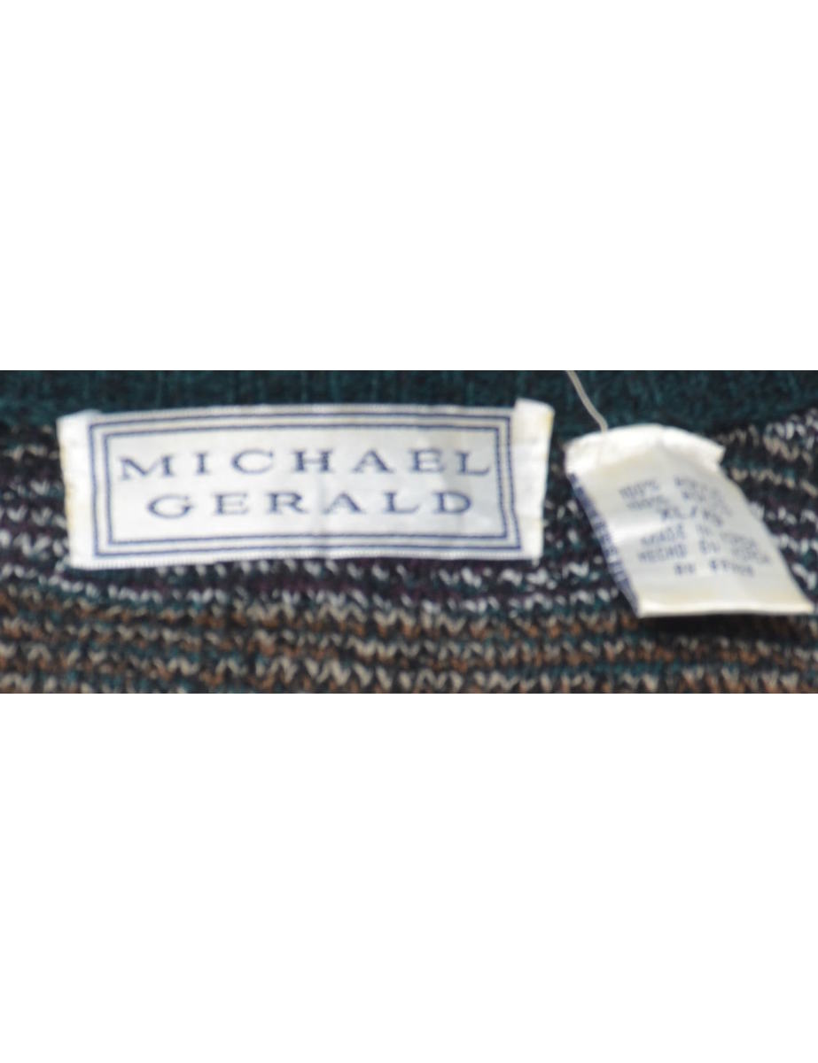 Multi-colour Patterned Jumper - XL