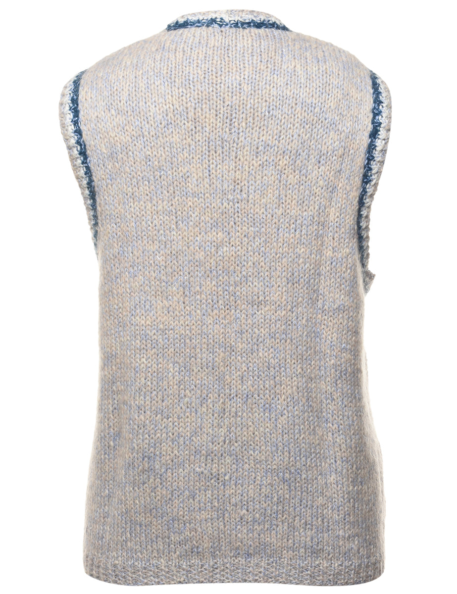 Light Grey Sweater Vest - L