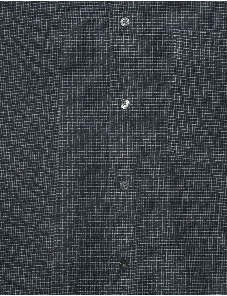 Corduroy Checked Shirt - M
