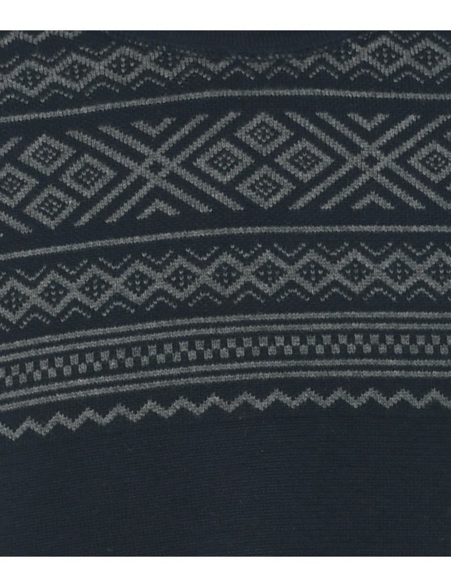Eddie Bauer Navy Jumper - L
