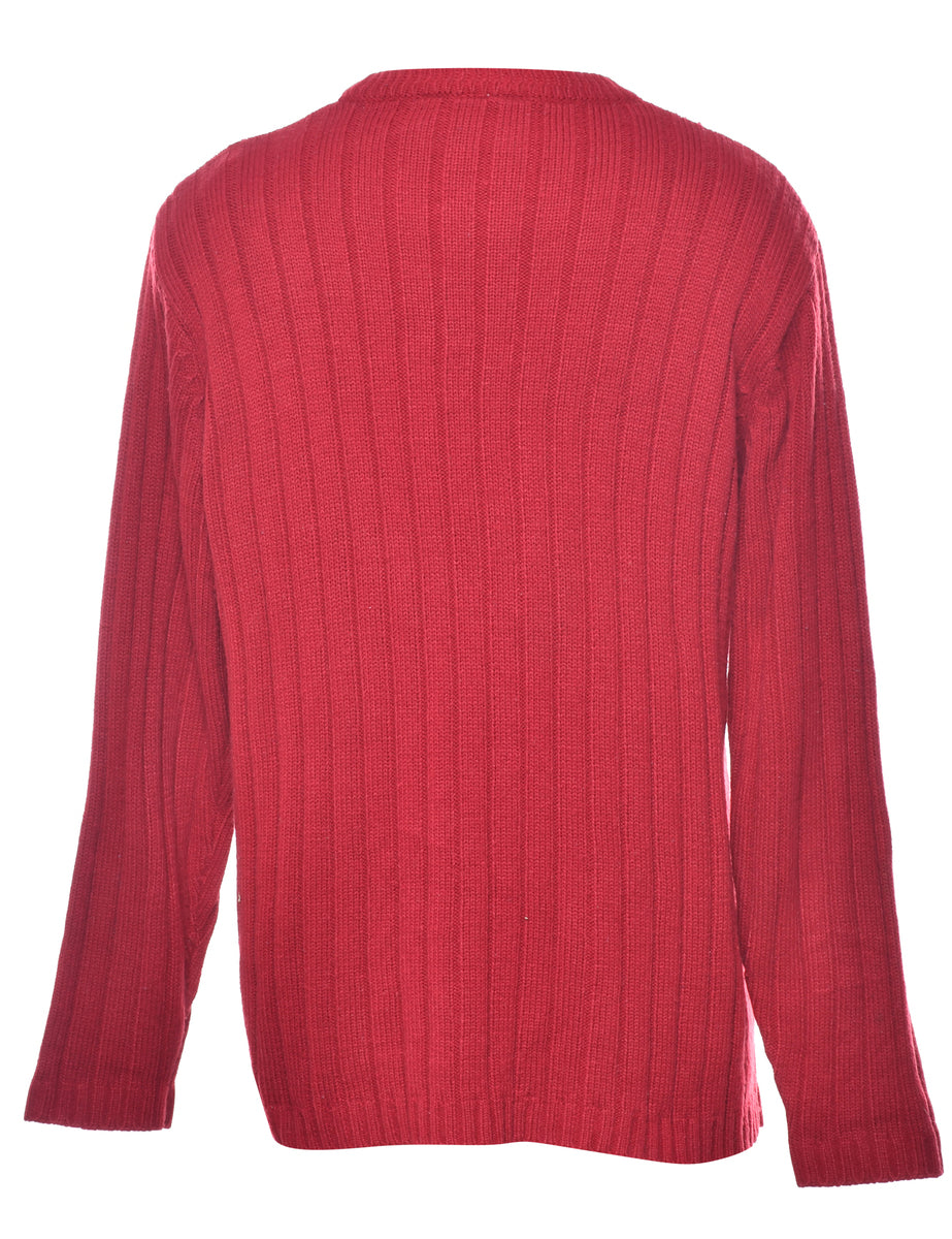 Maroon Cardigan - M