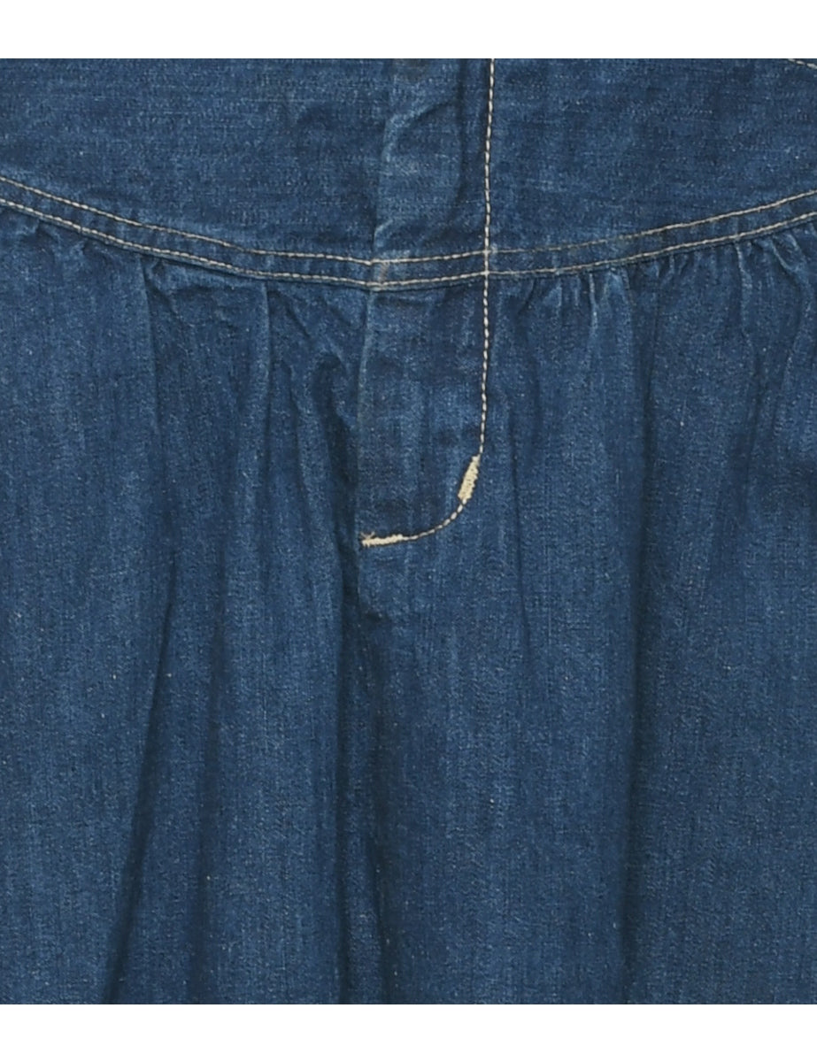 Indigo Denim Skirt - S