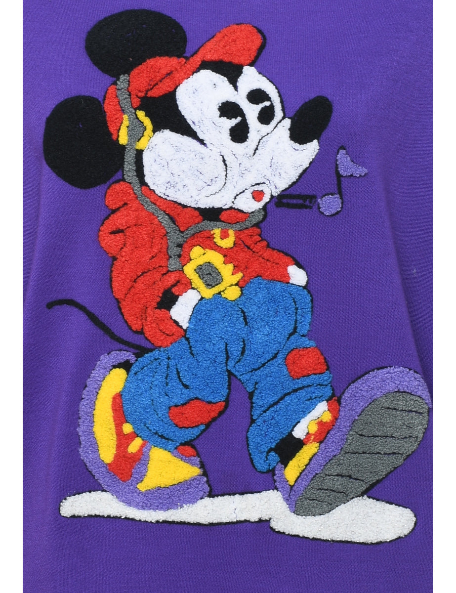 Disney Mickey Mouse Cartoon Sweatshirt - L
