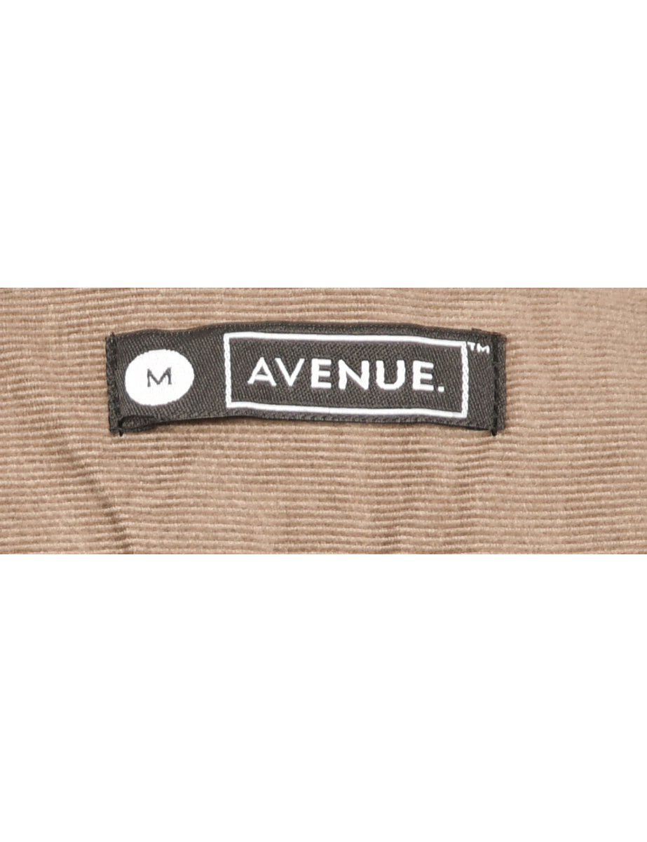 Light Brown Corduroy Shirt - M