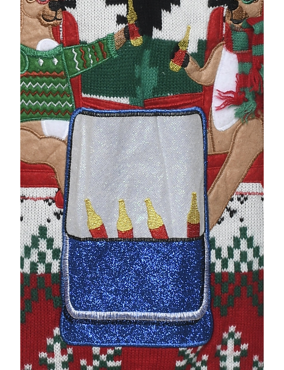 Reindeer Christmas Jumper - XL