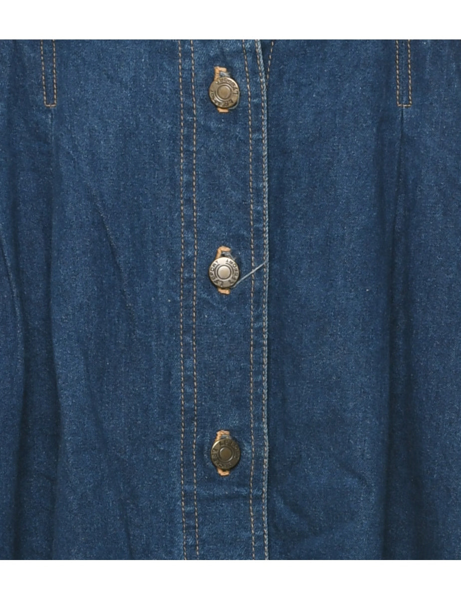 Leslie Fay Denim Skirt - M