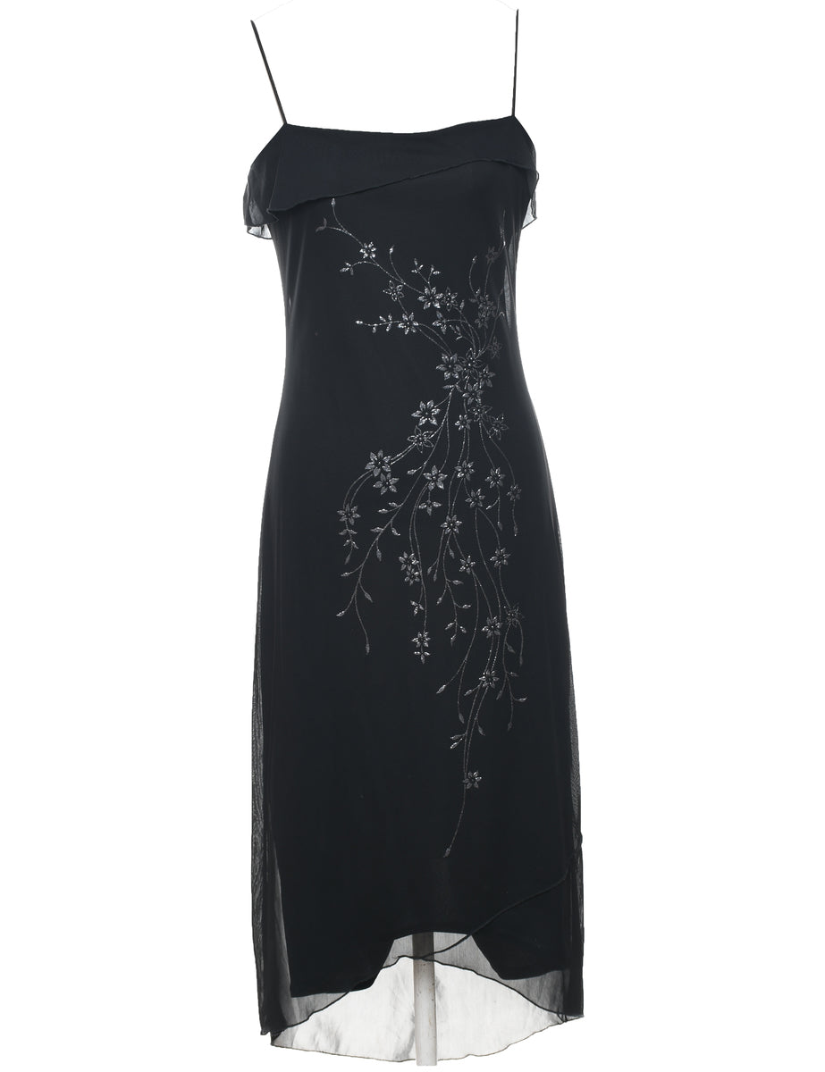 Metallic Pattern Party Dress - XS
