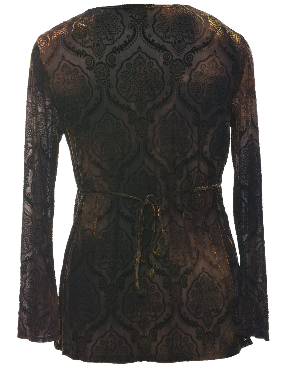 Devore Design Evening Top - L