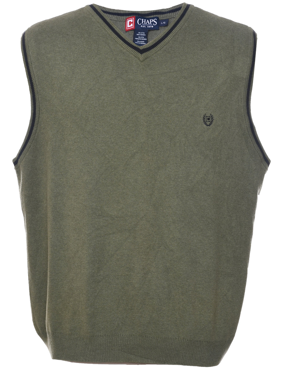 Chaps Sweater Vest - L