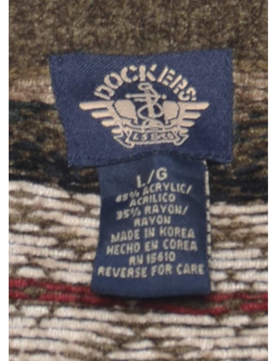 Dockers Patterned Jumper - L