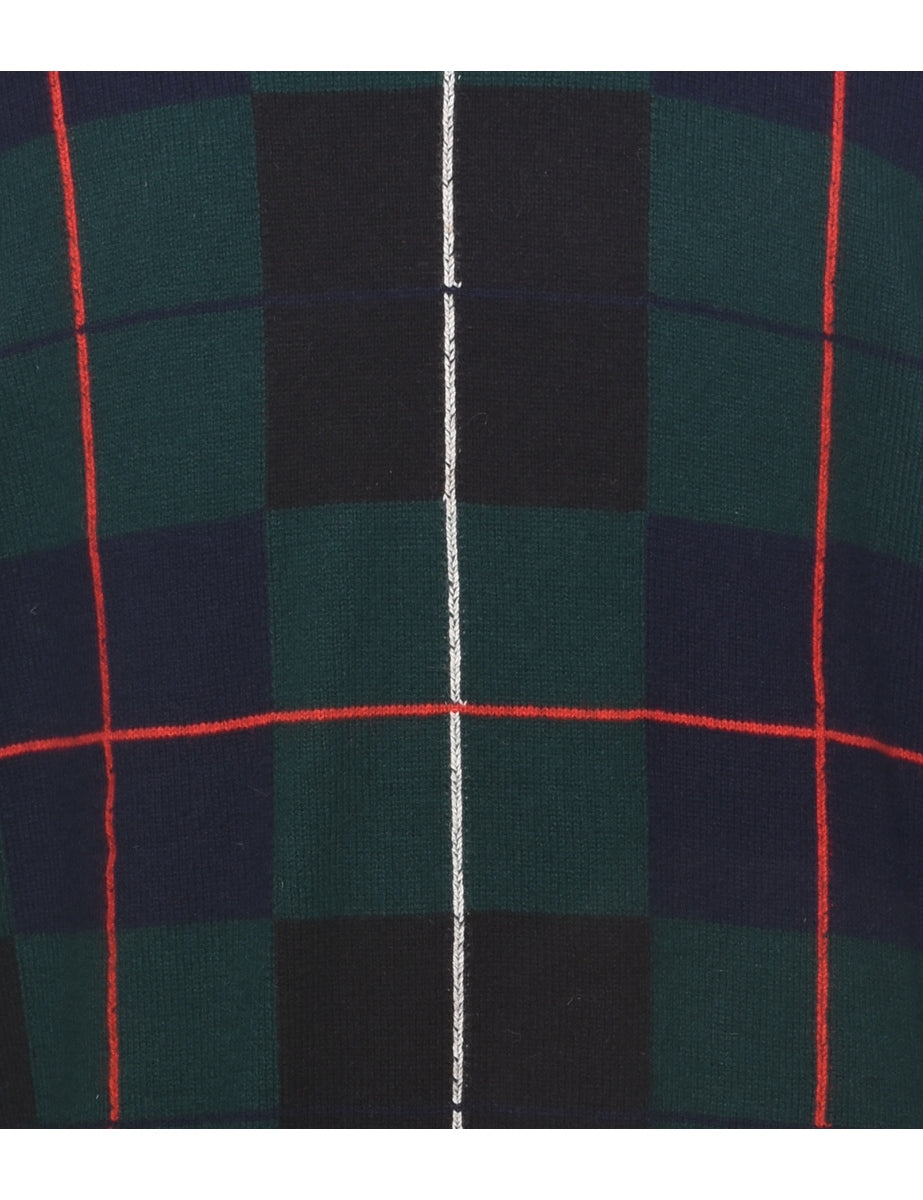 Checked Pattern Jumper - L