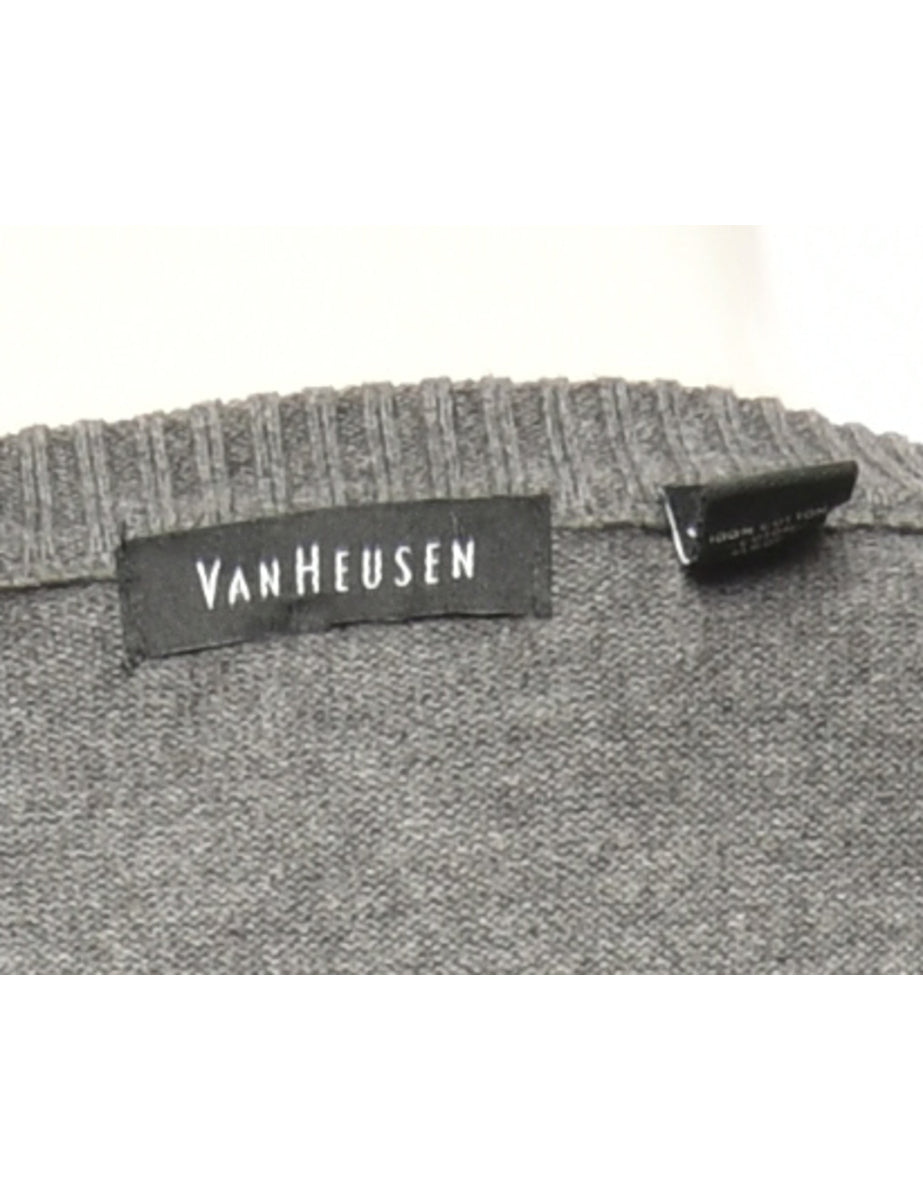 Grey Van Heusen Jumper - XL