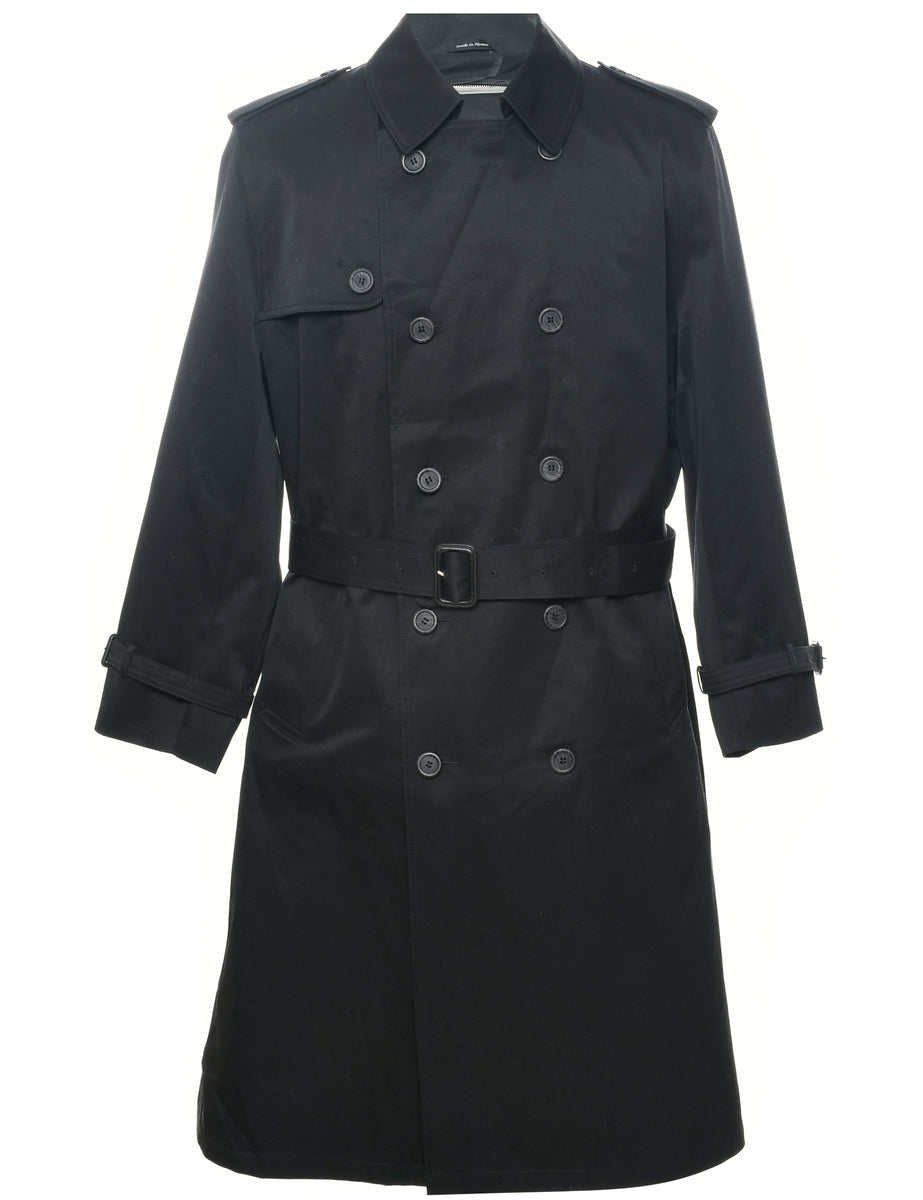 Double Breasted Trench Coat - L