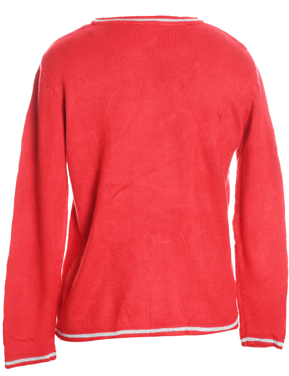 Santa Claus Christmas Jumper - M