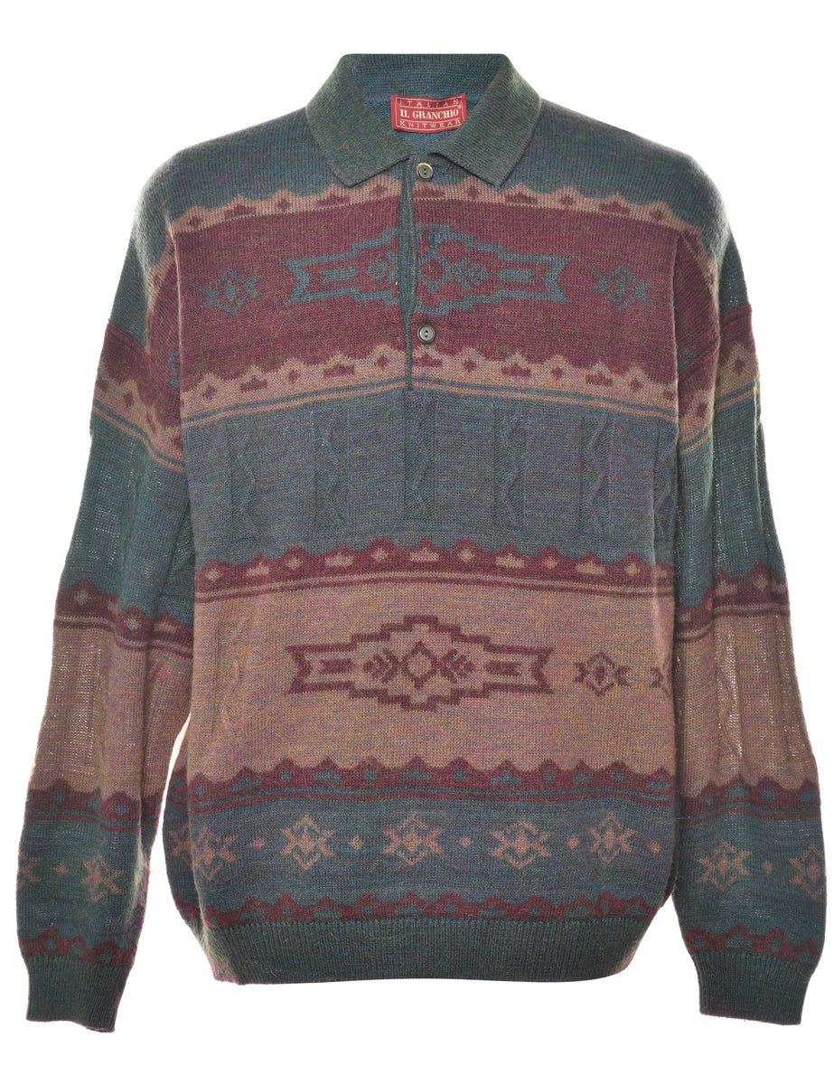 Long Sleeved Jumper - L