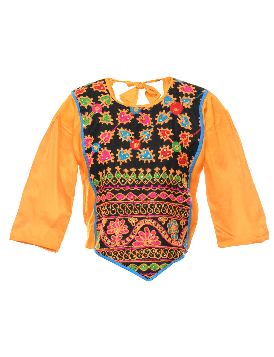 Embroidered Blouse - M
