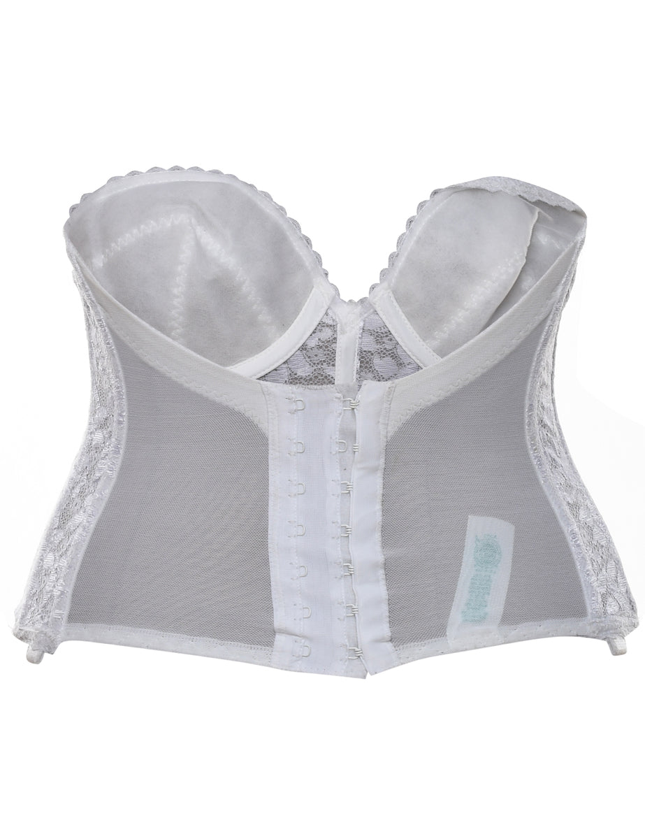 White Lace Corset - XS