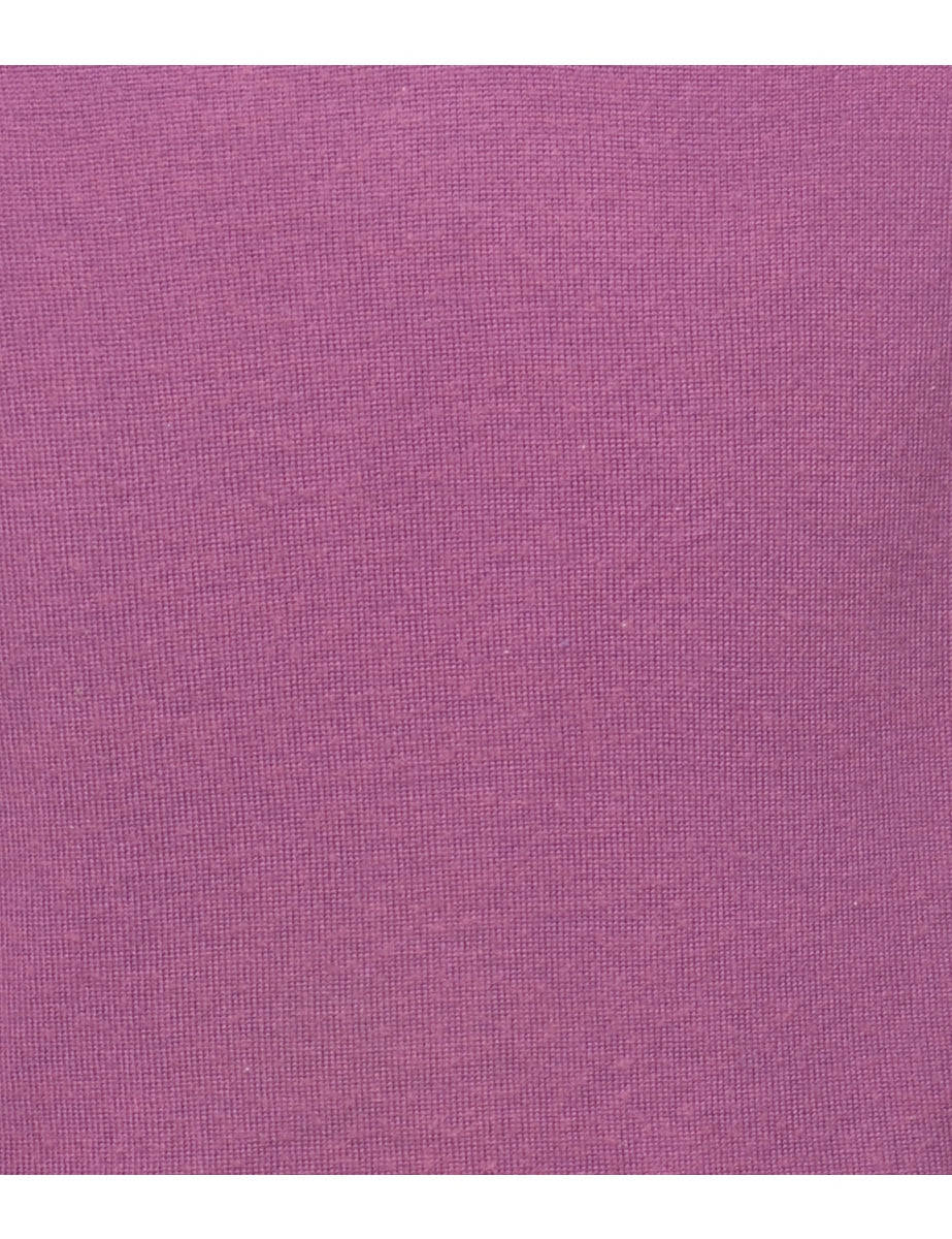 Purple Long-Sleeved Jumper - M