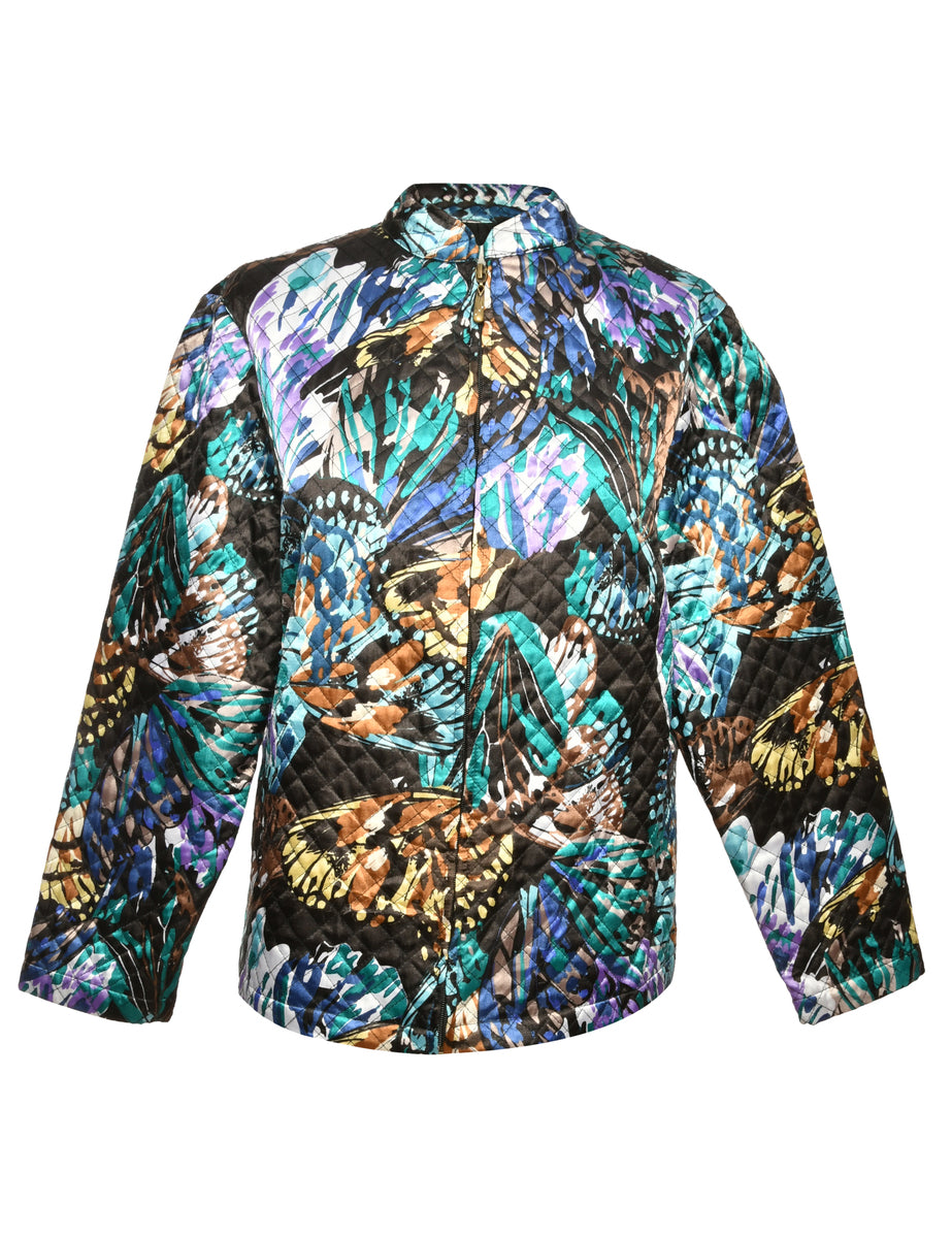 Printed Multi-Color Jacket - L