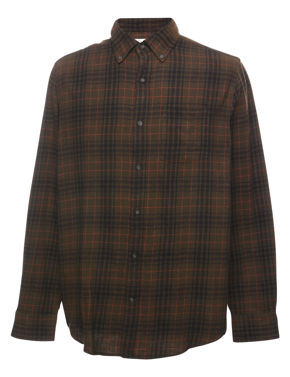 St John's Bay Checked Shirt - M