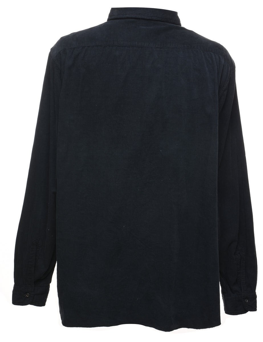 Navy Corduroy Shirt - XL