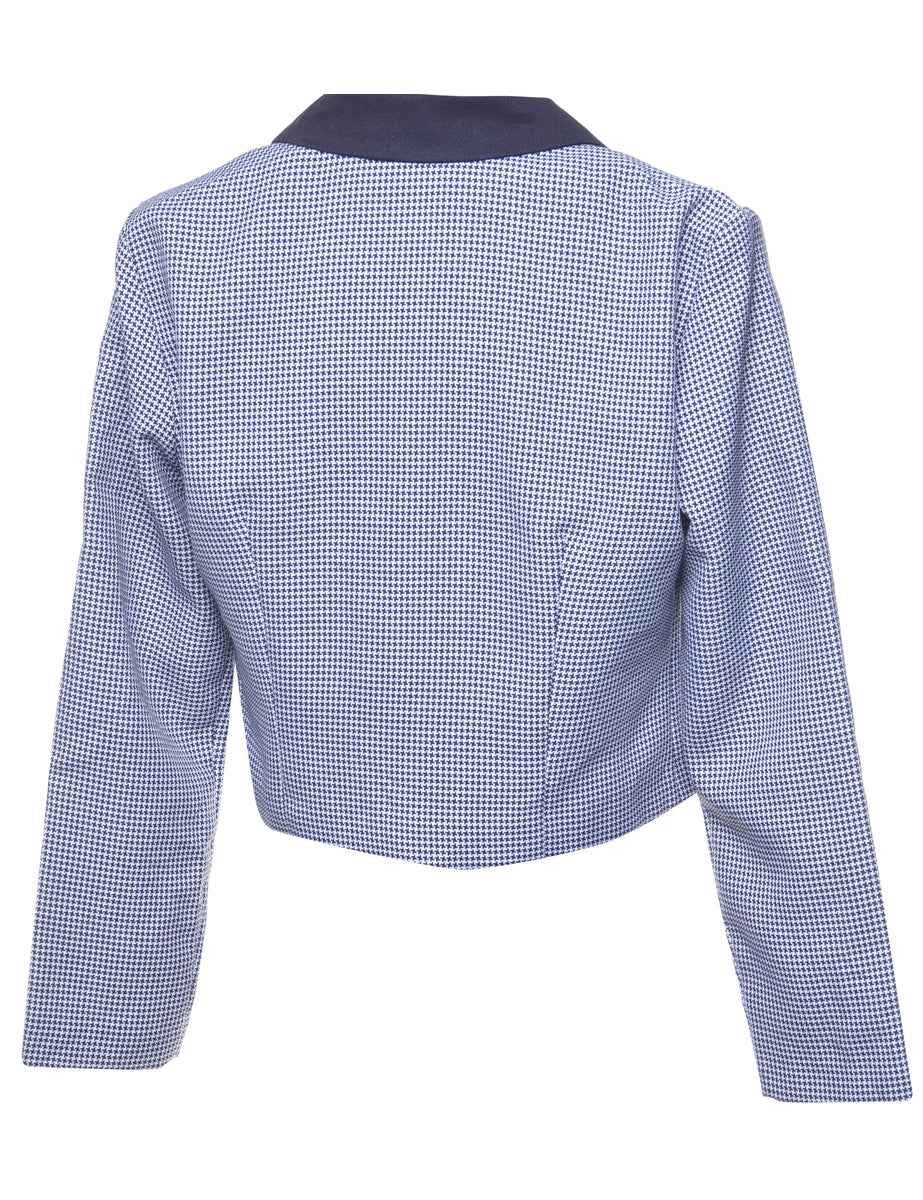 Dogtooth Navy Jacket - M