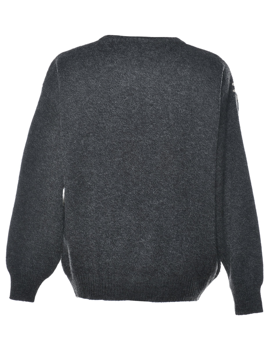 Geometric Pattern Jumper - L
