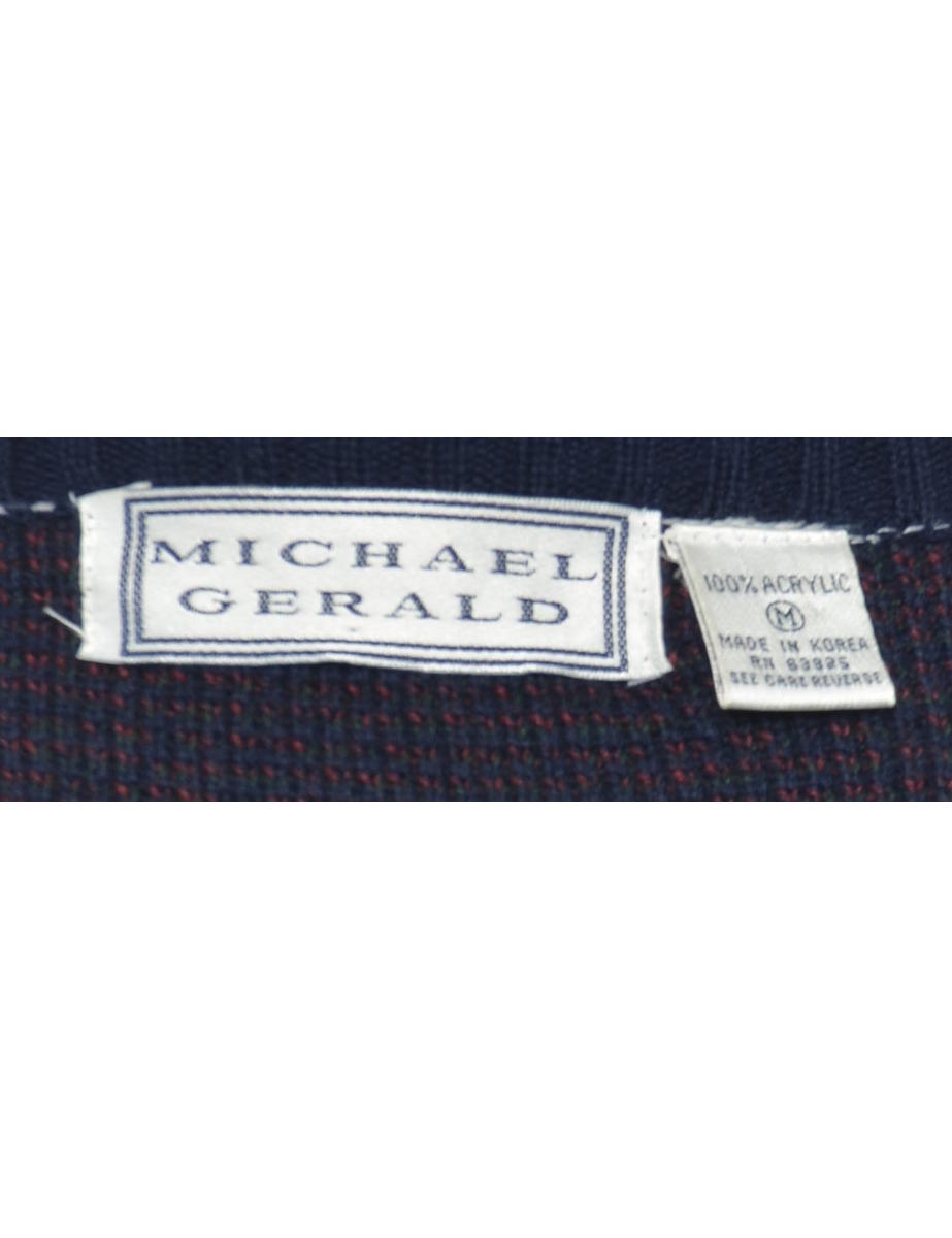 Paisley Pattern Cardigan - M