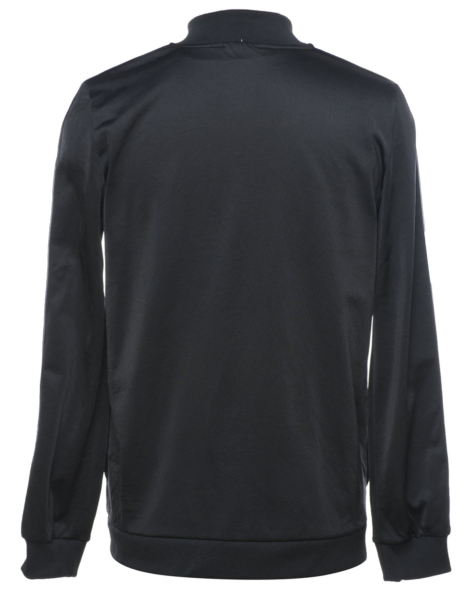 Umbro Black & White Zip-Front Track Top - S