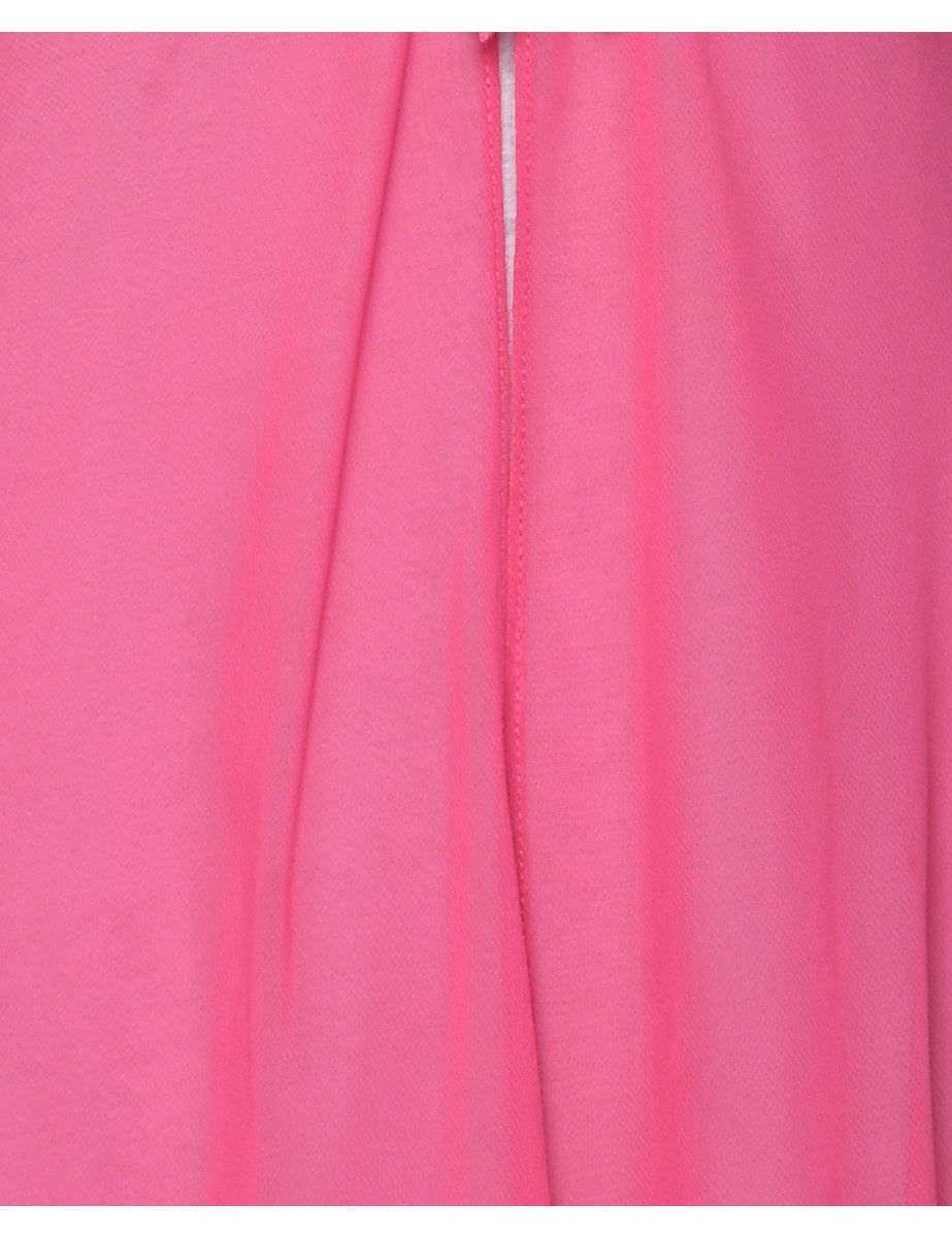Pink Y2K Ruffled Babydoll - S
