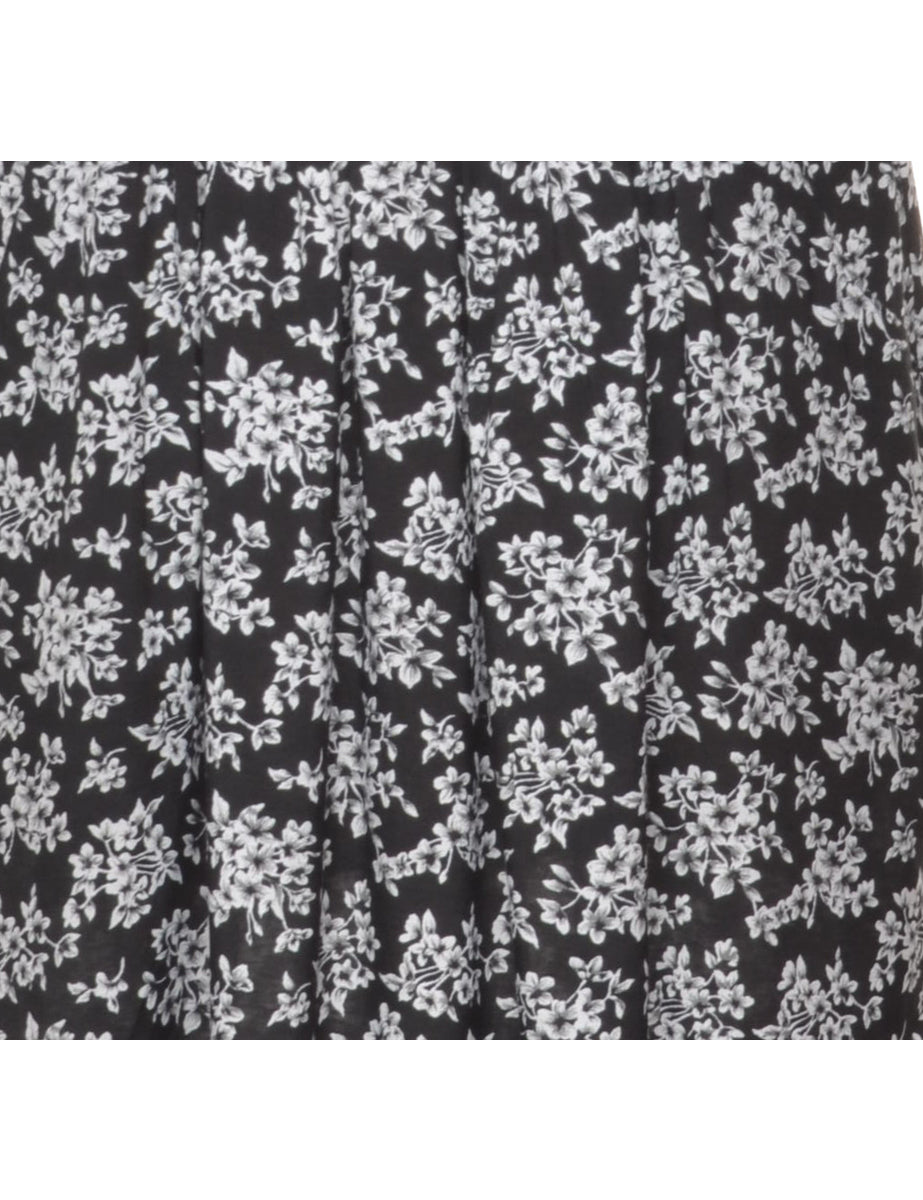 Floral Print Dress - L