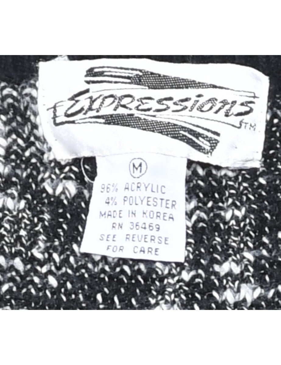 Geometric Pattern Jumper - M