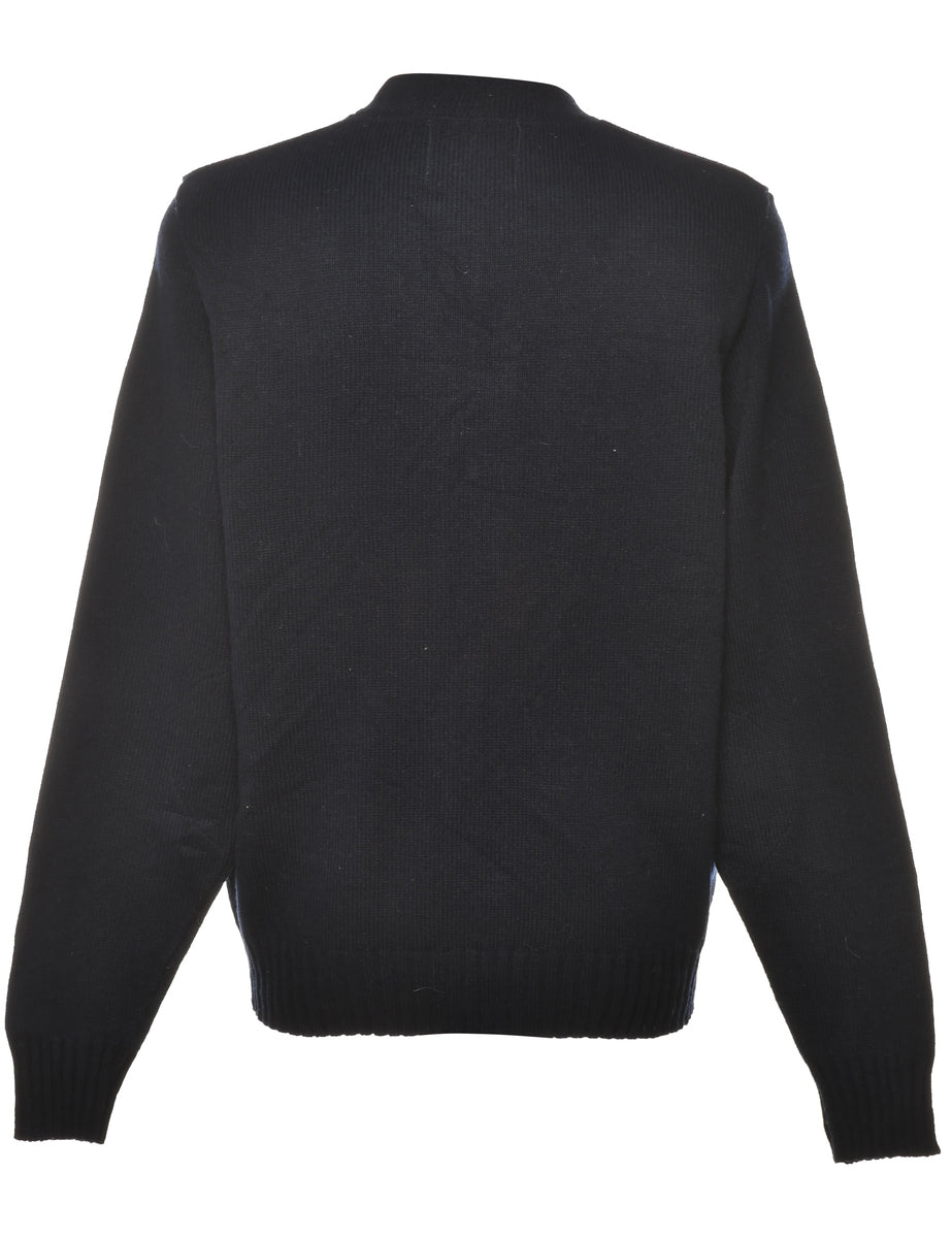 Zip Front Cardigan - L