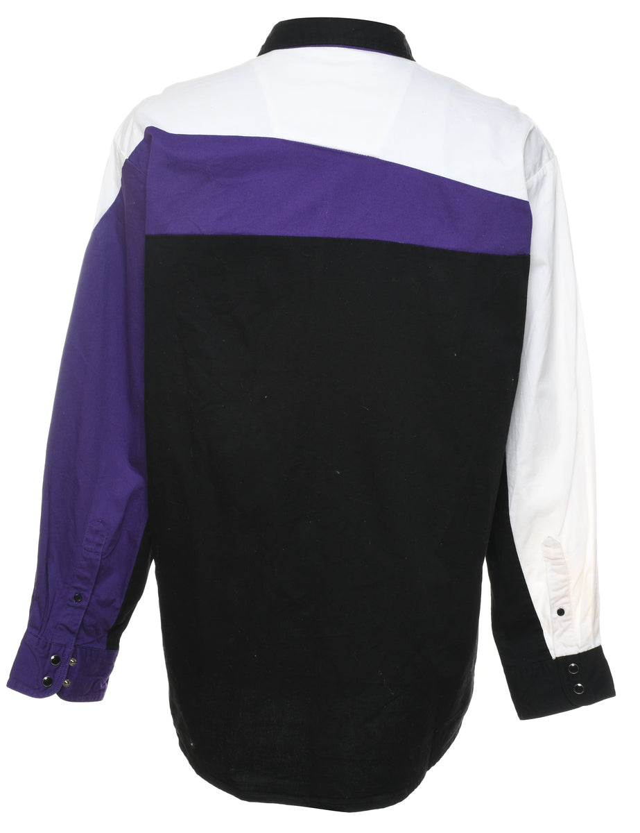 Wrangler Black Western Shirt - L