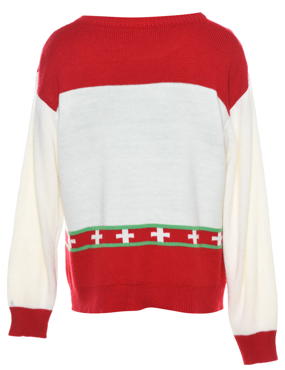 Festive Season Christmas Jumper - L