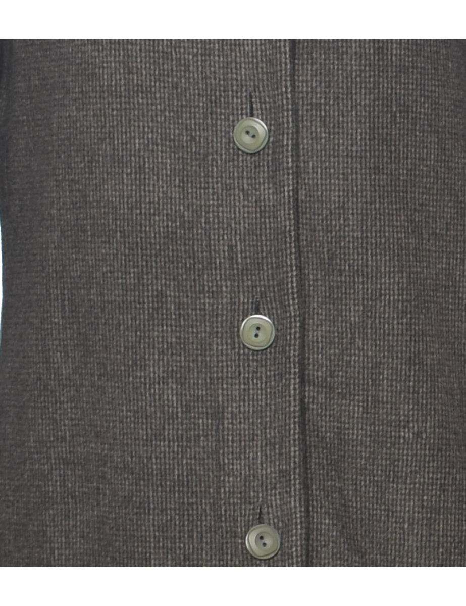 Green Wool Coat - L