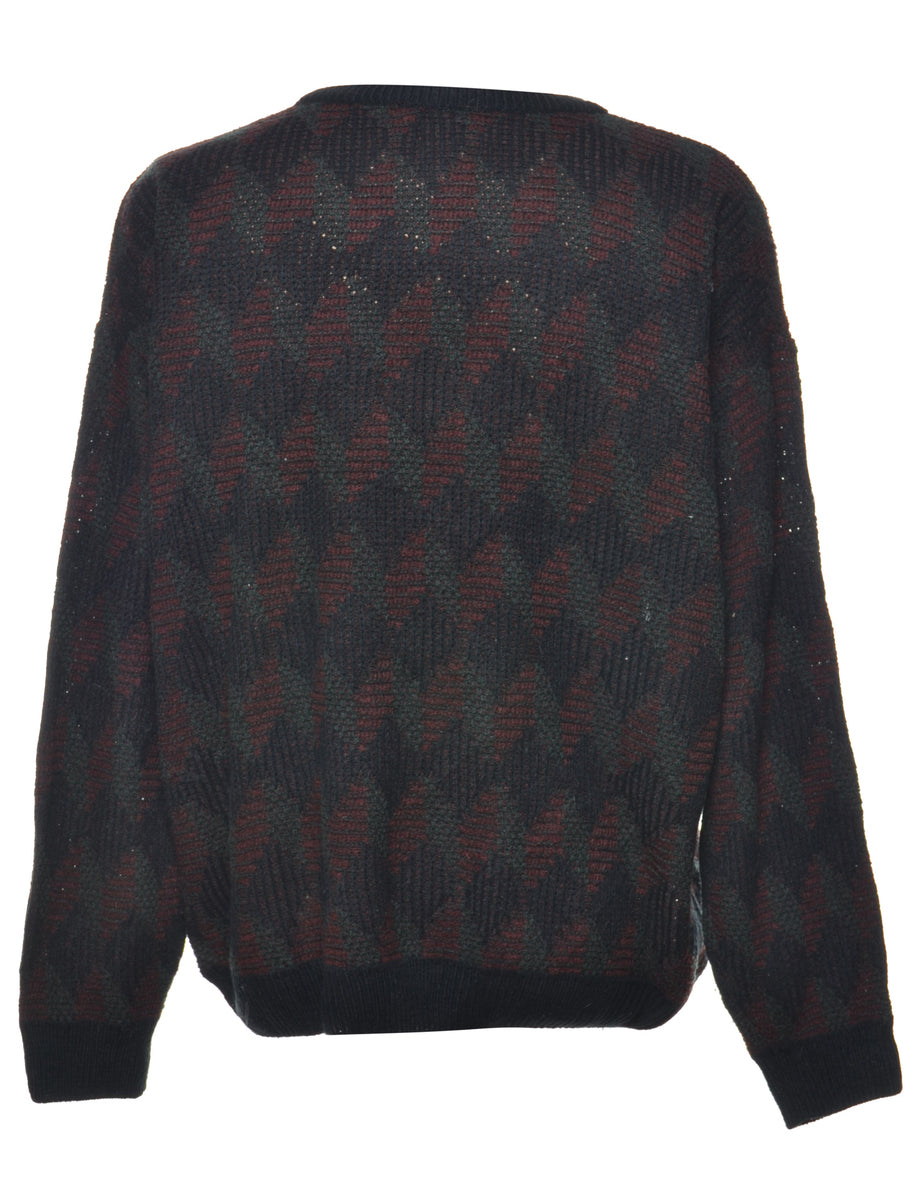 Geometric Pattern Jumper - XL