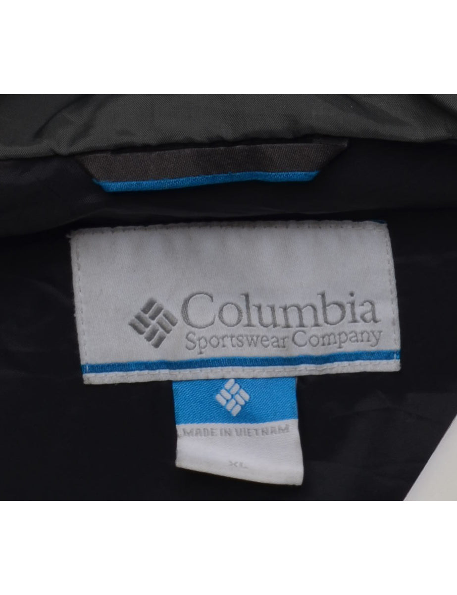 Columbia Black Nylon Jacket - XL
