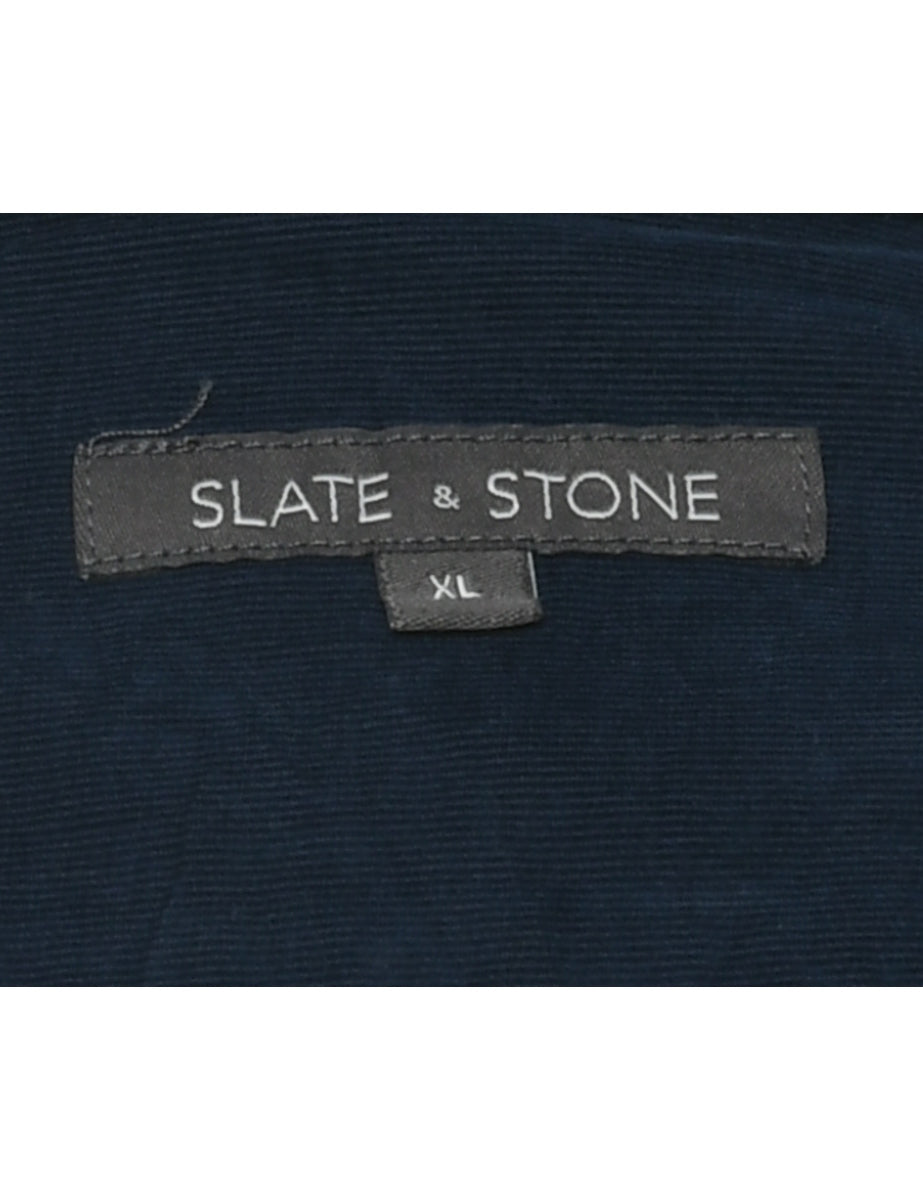 Corduroy Navy Shirt - XL