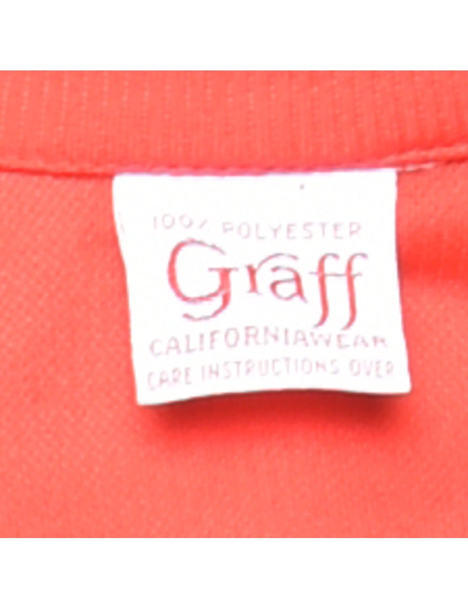 Short Sleeve Red Blazer - S